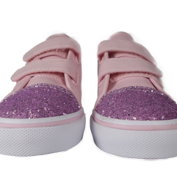 VANS Style 23 V Glitter Toe (Chalk Pink) - Picture 4 of 5